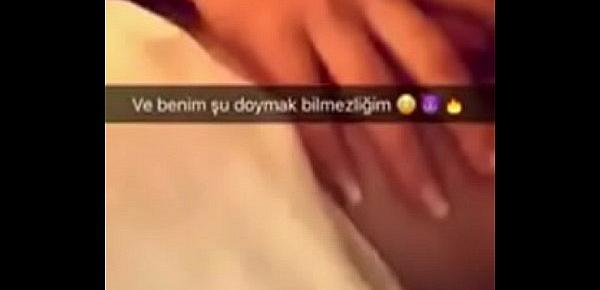  turkish slut muenevver snapchat cumpilation